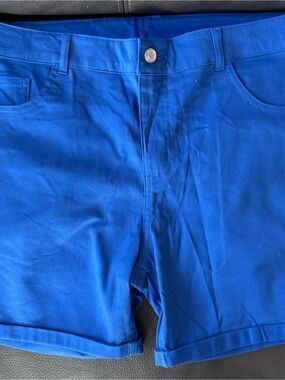 Timoteo Men's Blue Casual Stretch Shorts